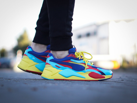 Puma - RS-X3 Plastic 371569-06 - Sneakers - Yellow / Blue / Red / Purple