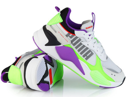 Puma - RS-X Bold 372715-02 - Sneakers - White / Lime / Purple