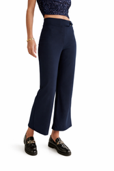 GUIDO MARIA KRETSCHMER - SPODNIE DAMSKIE - ADMIRA PANTS GMK-0923-04607 GRANATOWY