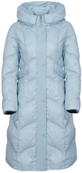 ROMEO GIGLI - PŁASZCZ PUCHOWY Z KAPTUREM - 01W24 G301 / CELESTE