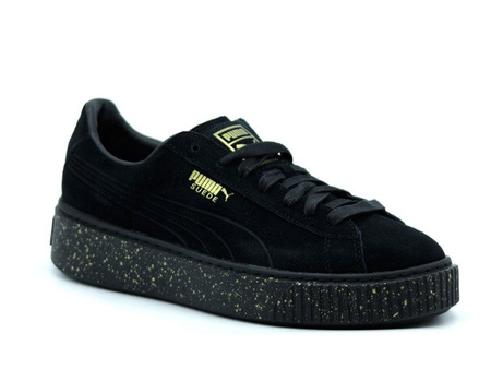PUMA SUEDE PLATFORM SPECKLED " BLACK GOLD" (363707-03)