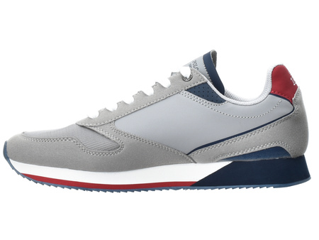 U.S POLO ASSN. - NOBIL003A-LGR001 - Grey / Navy / Red - Sneakers