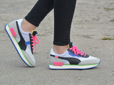 Puma - Future Rider Play On 371149-07 - Sneakers - Grey / Black / Blue / Pink