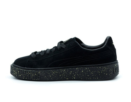 PUMA SUEDE PLATFORM SPECKLED " BLACK GOLD" (363707-03)