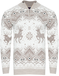 ARMA - 2317 BEŻOWO-BIAŁY ŚWIĄTECZNY