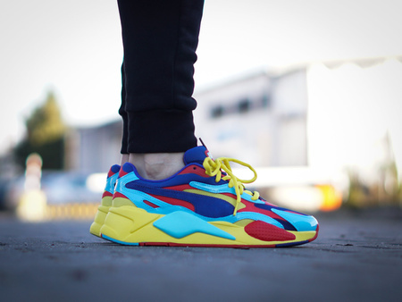 Puma - RS-X3 Plastic 371569-06 - Sneakers - Yellow / Blue / Red / Purple