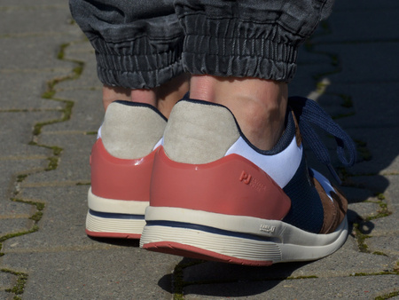 Pepe Jeans - Jayker Dual D-Limit PMS30515 884 - Sneakers - Navy / Brown / Red / White