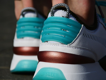 Puma - RS-0 x Emory Jones Bet on yourself 368053-01 - Sneakers - White / Copper Color / Blue