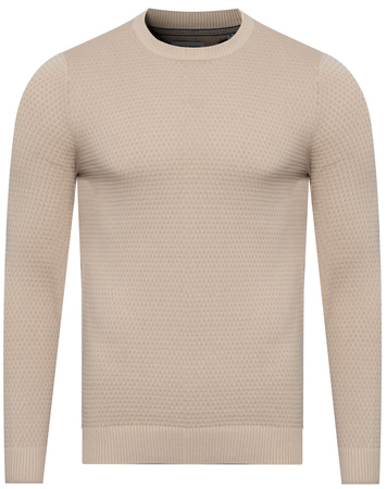JACK&JONES - JJEATLAS KNIT CREW NECK NOOS 12212816/BEIGE
