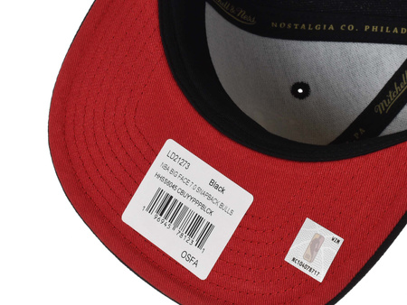 MITCHELL & NESS - NBA BIG FACE 7.0 SNAPBACK BULLS HHSS6045-CBUYYPPPBLACK