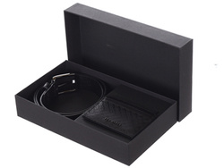 TED BAKER LONDON - SET - STRAP AND CARD HOLDER 270602 BLACK TERAMO